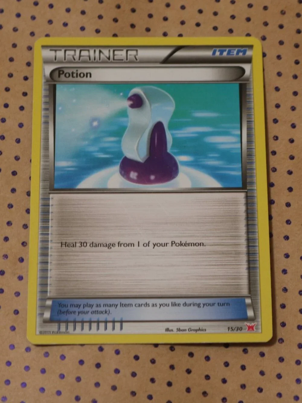 Potion 15/30 Pokemon Card (2015)
